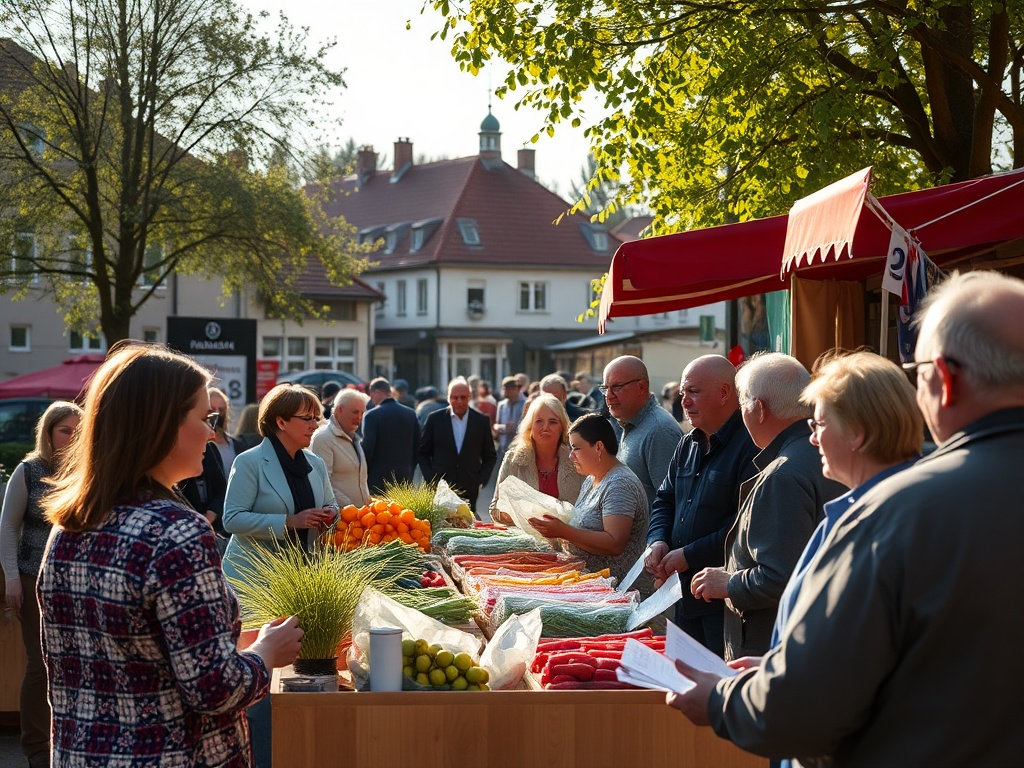 Ilustracja przedstawiająca zieloną planetę otoczoną rękami, symbolizującą troskę o środowisko w Sulejówku.